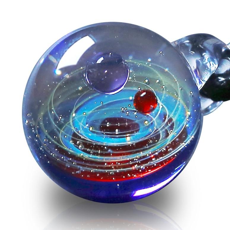 宇宙玉 惑星 そらだま 銀河 宇宙 ガラスアート 幻想的 ネックレス ペンダント パヴァルニ オリジナル ギャラクシー ペンダント ネックレス 宇宙ガラス ランプワ Fa1902 068 Mj Market 通販 Yahoo ショッピング