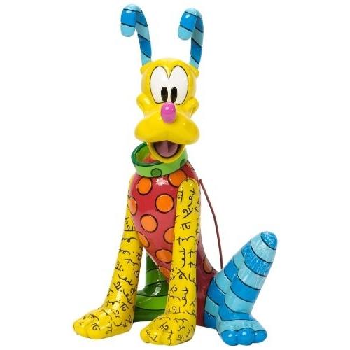 エネスコ ディズニー フィギュア 置物 プルート Disney by Britto Pluto Stone Resin Figurine｜mj-market