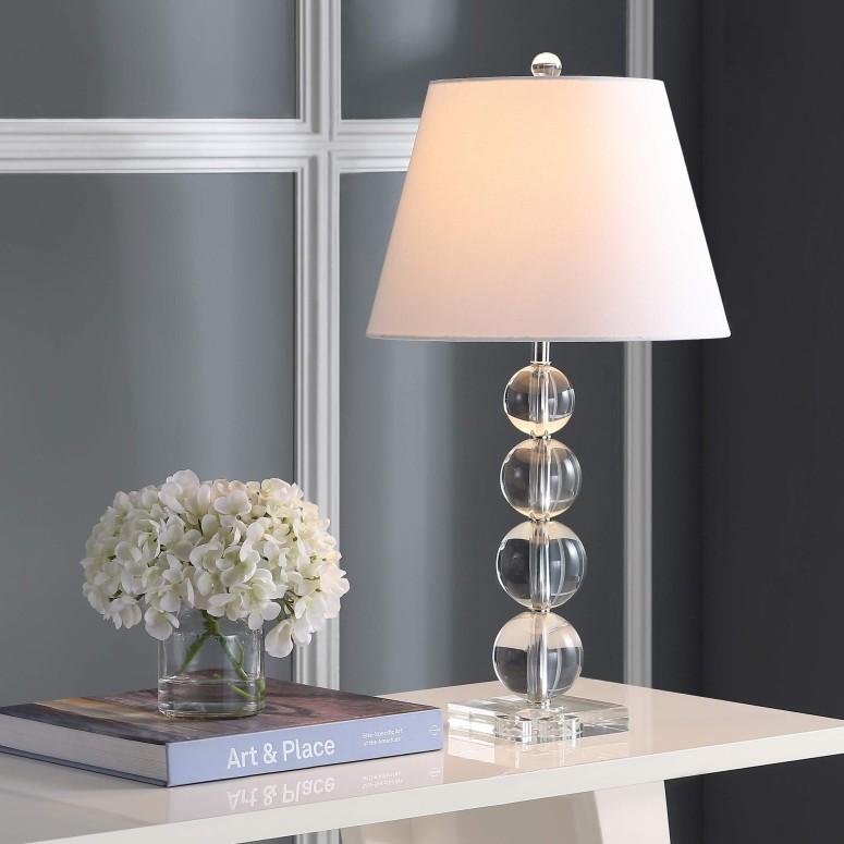 サファヴィヤ safavieh テーブルランプ サファビヤ サファヴィア Safavieh Lighting Collection Millie Crystal Ball 26.5-inch Table Lamp (Set of 2) サファヴィヤ safavieh テーブルランプ サファビヤ サファヴィア