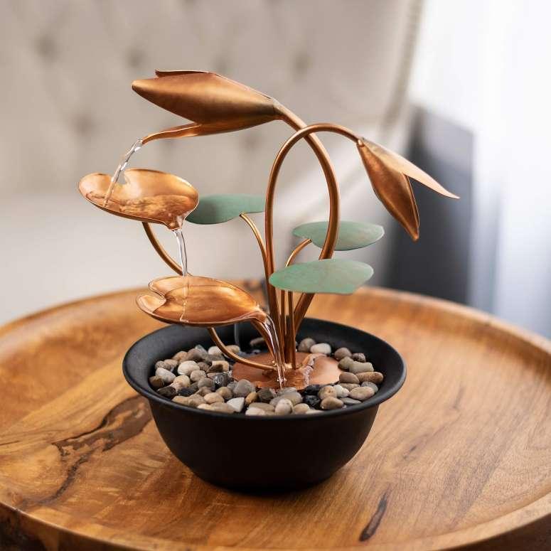 卓上 噴水 滝のオブジェ テーブルトップファウンテン インテリア噴水 Pure Garden 50LG5061 Tabletop