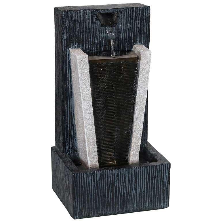 卓上 噴水 滝のオブジェ テーブルトップファウンテン インテリア噴水 Sunnydaze Gentle Virtue Indoor