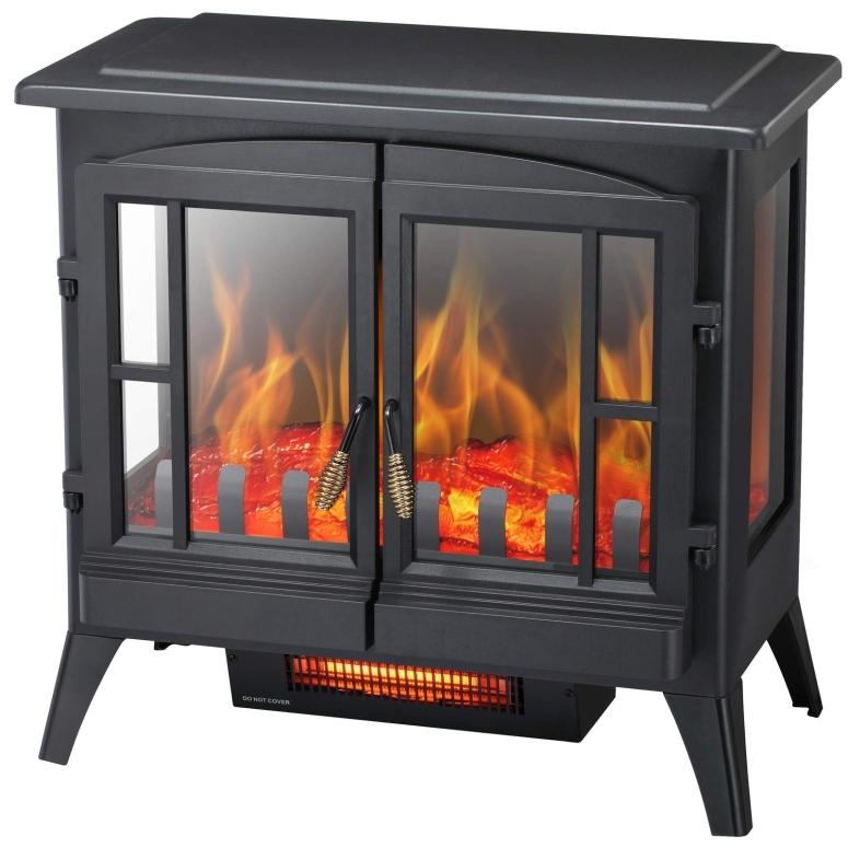 電気暖炉 暖炉型ファンヒーター 電気ストーブ フェイク暖炉 Kismile 3D Infrared Electric Fireplace Stove, Freestanding Fireplace Heater With Realistic Fla｜mj-market