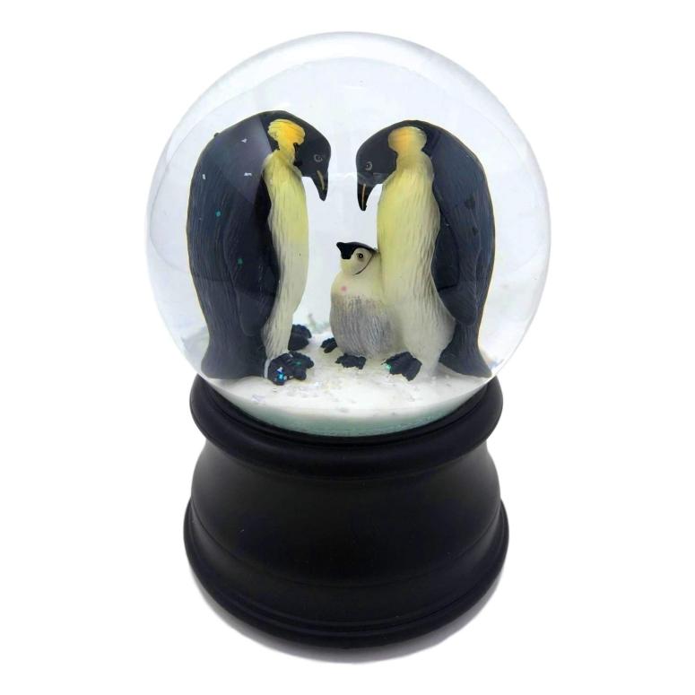 最新デザインの The ペンギン San Globe Snow Chick With Penguin Company Box Music Francisco オルゴール Dron Ma