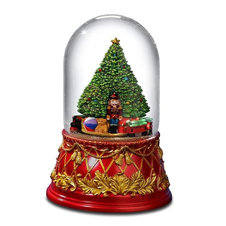 オルゴール THE SAN FRANCISCO MUSIC BOX COMPANY Nutcracker Tree 120mm Domed