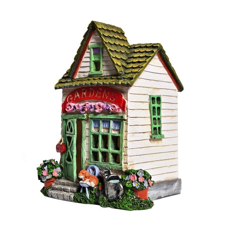 妖精の家 ファンタジー ガーデンライト Ledソーラーライト Asawasa Resin House Solar Garden Statues And Sculptures Outdoor Decor Garden Figurines With Sol Ou17 064 Mj Market 通販 Yahoo ショッピング