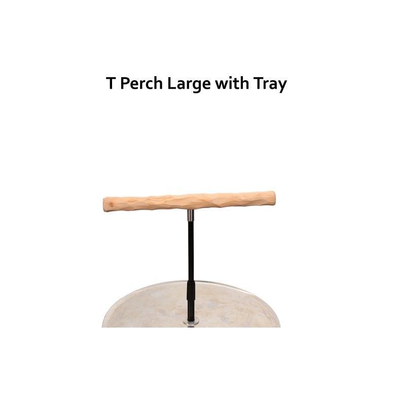 オウム オープン 止まり木 インコ とまり木 小鳥 バード Tスタンド 小さなコンゴウインコ Parrot Training Perch Stand  with Potty Tray (Large T Perch) :pe210210-088:MJ-MARKET 通販 