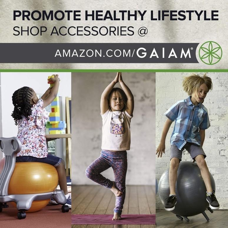 Gaiam ガイアム プリント ヨガ マット キッズ 子供用 海外ブランド ピラティス フィットネス こども Gaiam Kids Yoga Mat Exercise Mat, Yoga for Kids with Fun｜mj-market｜07