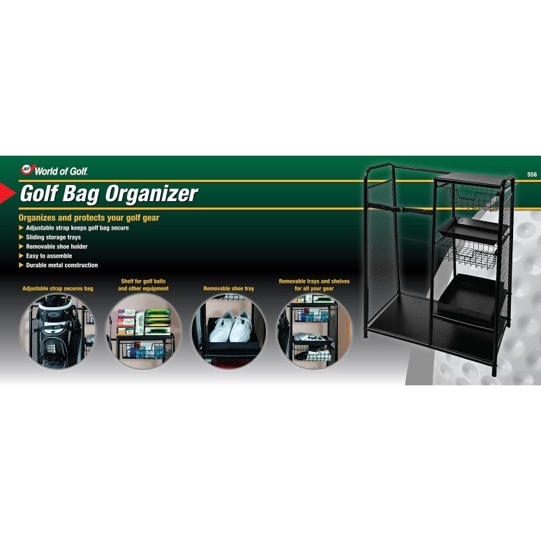 ゴルフバッグ収納ラック ゴルフバック オーガナイザー 収納 ガレージ 小屋 地下室に Jef World of Golf Gifts and Gallery， Inc. Single Golf Bag Organizer (Bl ゴルフバッグ収納ラック ゴルフバック オーガナイザー 収納 ガレージ 小屋 地下室に Jef World of Golf Gifts and Gallery， Inc. Single Golf Bag Organizer (Bl