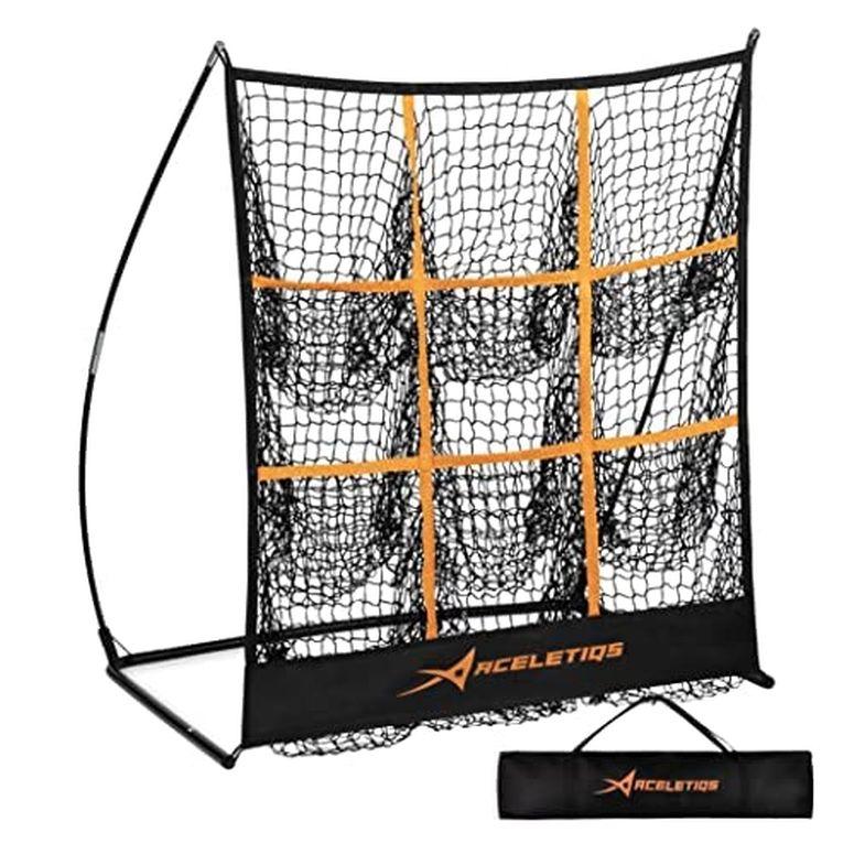 ピッチング ターゲット ベースボール ネット 9 ターゲット付 Pitching Target Baseball Net with 9