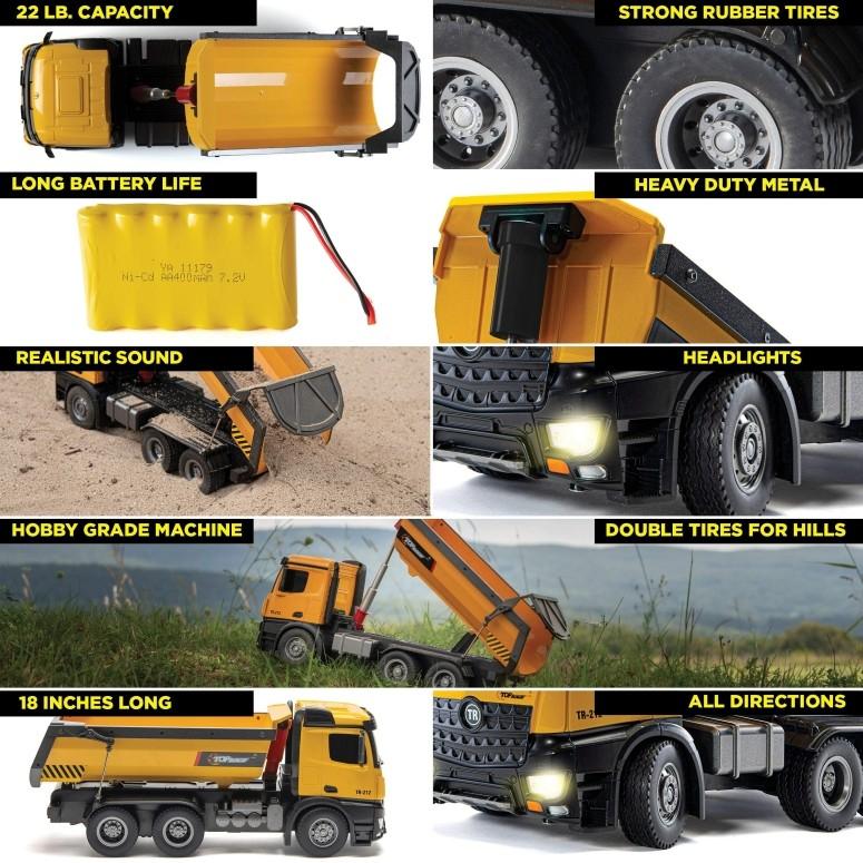 rc heavy load truck remote control