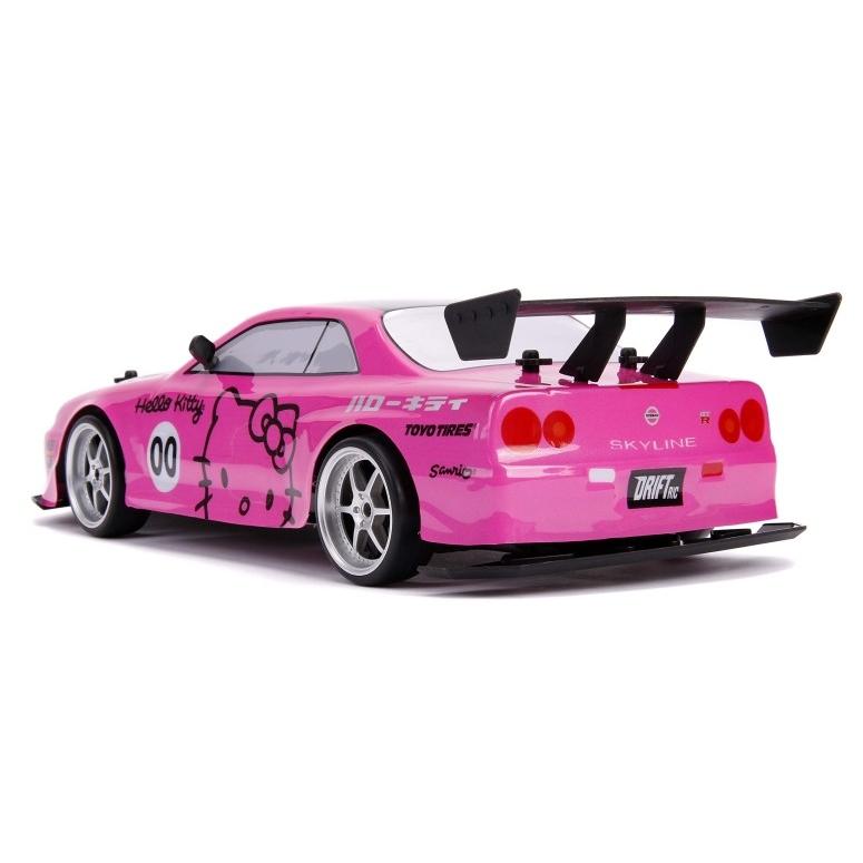 ラジコン ハローキティ Jada Toys Hello Kitty Nissan Skyline Gt R Bnr34 Drift Power Slide Elite R C Usb Charging With 4 Extra Tires To 067 Mj Market 通販 Yahoo ショッピング