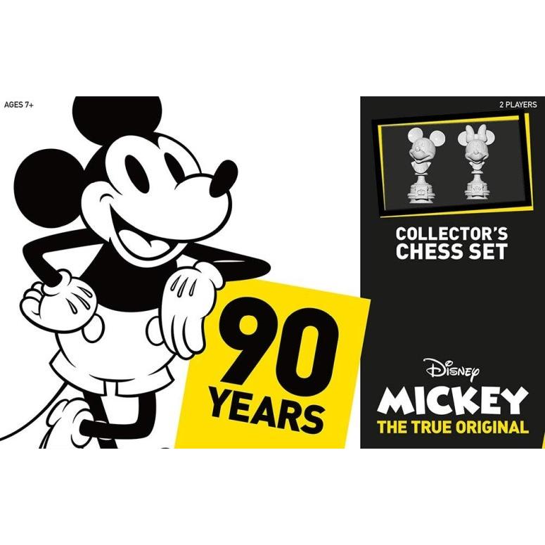 ディズニーミッキーマウス 90周年 クラシック チェスセット USAOPOLY Mickey The True Original Chess Set 90th Anniversary | Collectable Piece Figures Set | Set Mickey The True Original Chess 90th Anniversary Collectable Piece Figures