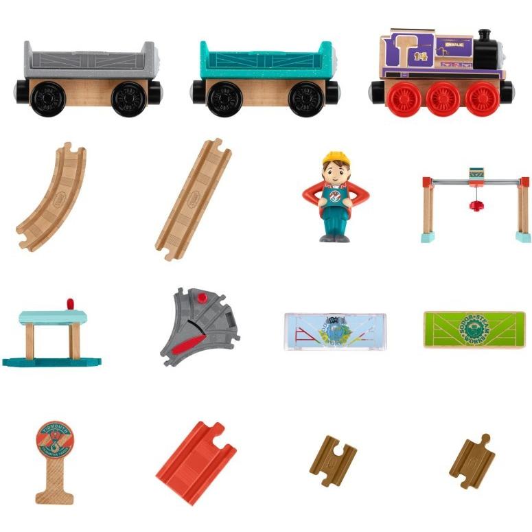 トーマス 木製レール きかんしゃ 貨物セット Fisher-Price Thomas & Friends Wood， Lift & Load Cargo Set Price Thomas Friends Wood， Lift Load Cargo Set