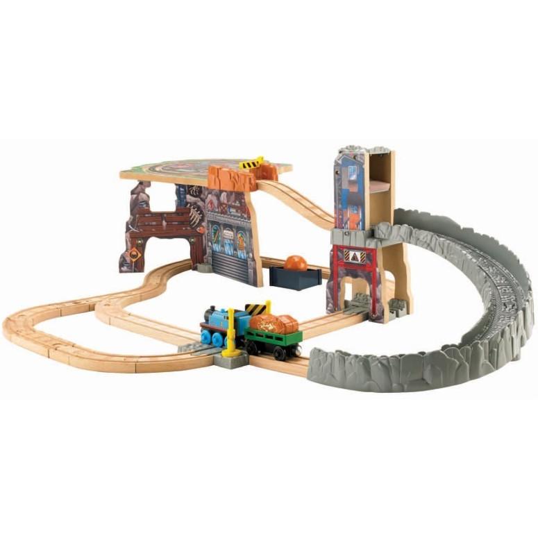 fisher price wooden train set