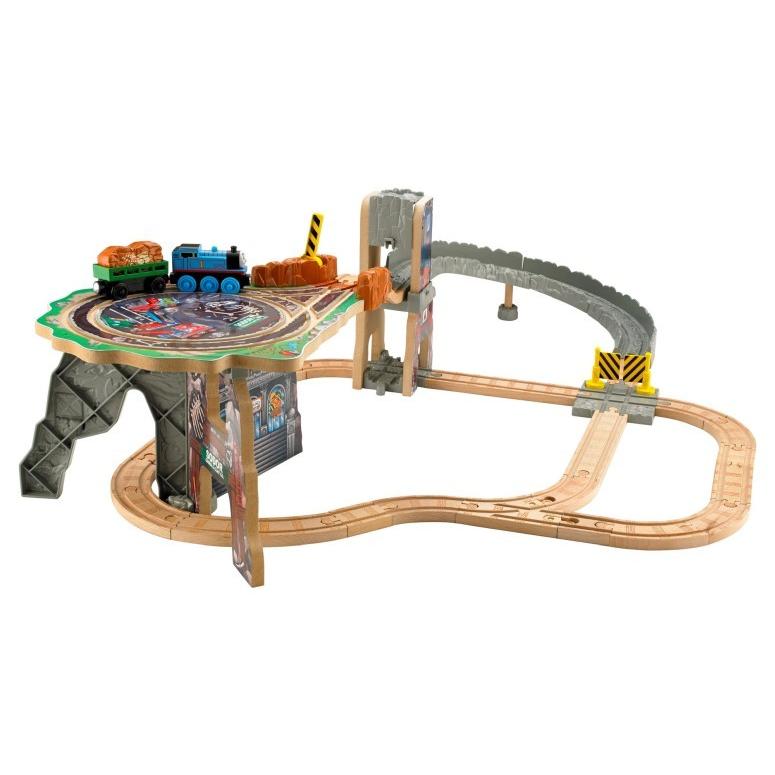 fisher price wooden train set