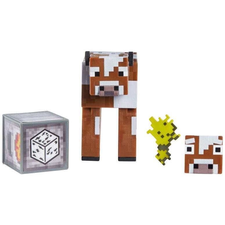 【高知インター店】 牛 マイクラ おもちゃ (GLC67) Multi Cow, 3.25" Minecraft その他