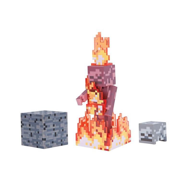 マイクラ おもちゃ 燃えるスケルトン スケさん Minecraft Figure Pack Color Skeleton On Fire To 172 Mj Market 通販 Yahoo ショッピング