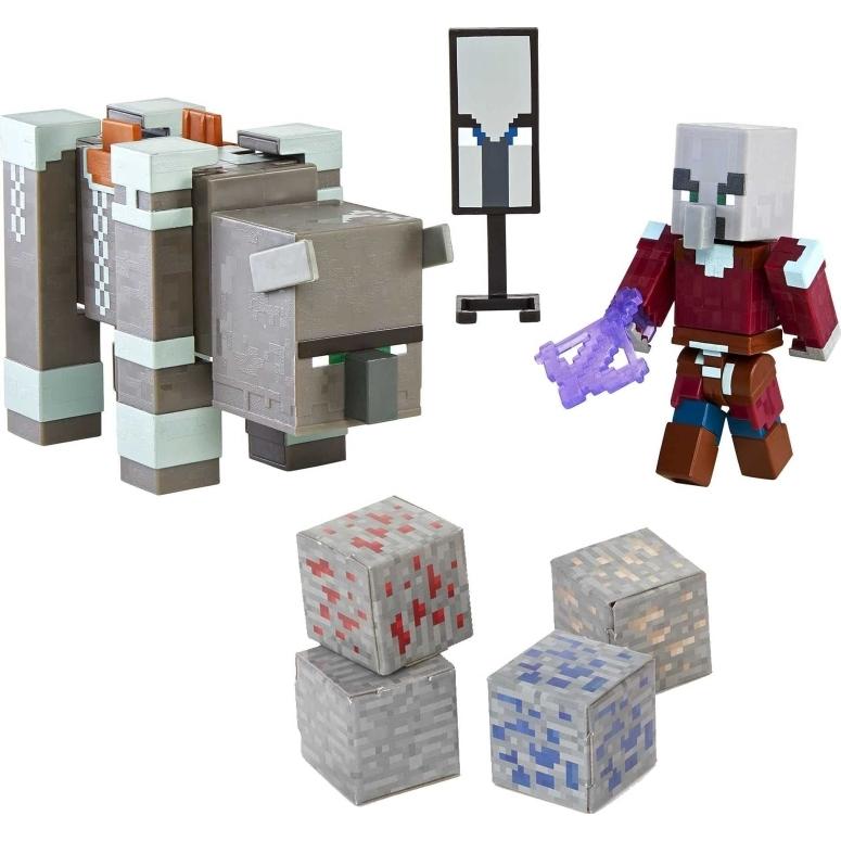 マイクラ おもちゃ 略奪者 ラヴェジャー Minecraft Craft A Block 2 Pk Ravager Raid Captain Action Figures Toys To Create Explore And Surviv To 071 Mj Market 通販 Yahoo ショッピング