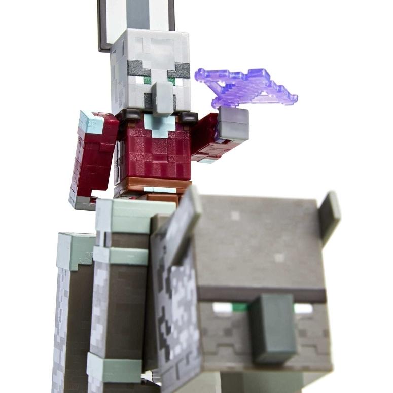 高評価なギフト マイクラ おもちゃ 略奪者 ラヴェジャー Minecraft Craft A Block 2 Pk Ravager Amp Raid Captain Action Figures Toys To Create Explore And Surviv Materialworldblog Com