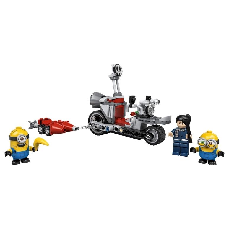 ミニオンズ フィーバー ライズオブグルー 2022 ミニオン おもちゃ LEGO Minions Unstoppable Bike Chase (75549) Minions Toy Building Kit, with Bob, Stuart a｜mj-market｜02