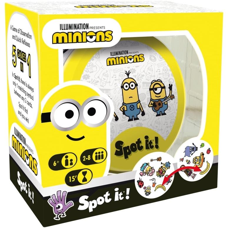 ミニオンズ おもちゃ Spot It! Minions Card Game | Game for Kids | Age 6+ | 2 to 8 Players | Average Playtime 15 Minutes | Made by Zygomatic, Various (S｜mj-market