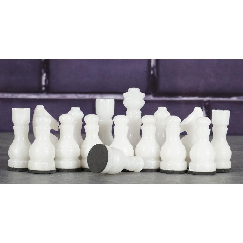 送料無料 Marble チェスセット Games チェスセット RADICALn Marble Board Big RADICALn Board  Big Complete Games 買い純正品 Complete Black and White Chess Figures Suitable  for 16 20 Inches Chess Board Antique