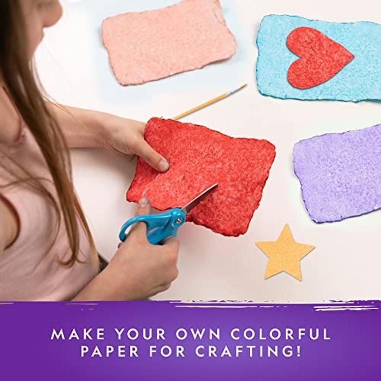 大型専門店 ナショナルジオグラフィック キッズペーパーメイキングキット NATIONAL GEOGRAPHIC Kids Paper Making Kit - Make & Decorate 10 Sheets of Craft Paper， I