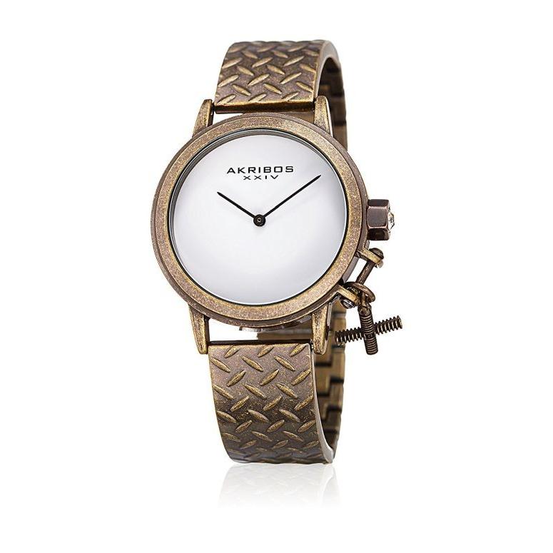 アクリボス Akribos XXIV 女性用 腕時計 レディース ウォッチ ホワイト AK966BZ