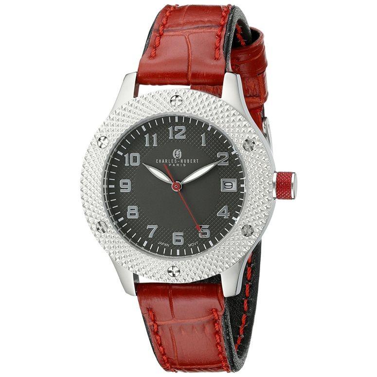 チャールズヒューバート Charles-Hubert, Paris 女性用 腕時計 レディース ウォッチ グレー 6979-D