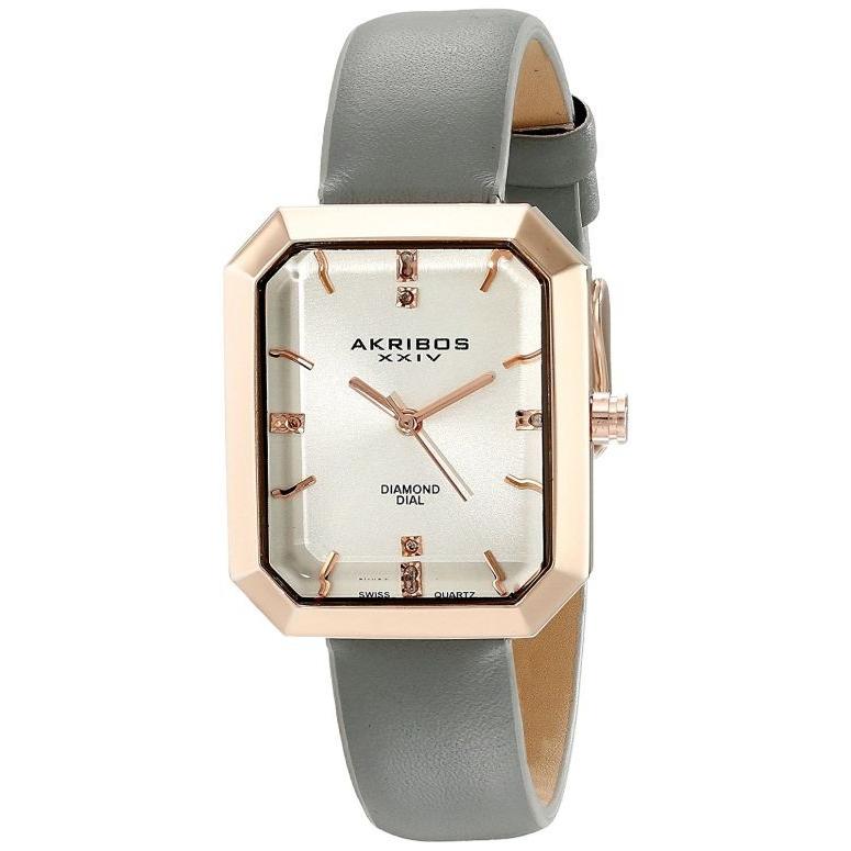 アクリボス Akribos XXIV 女性用 腕時計 レディース ウォッチ シルバー AK749GY
