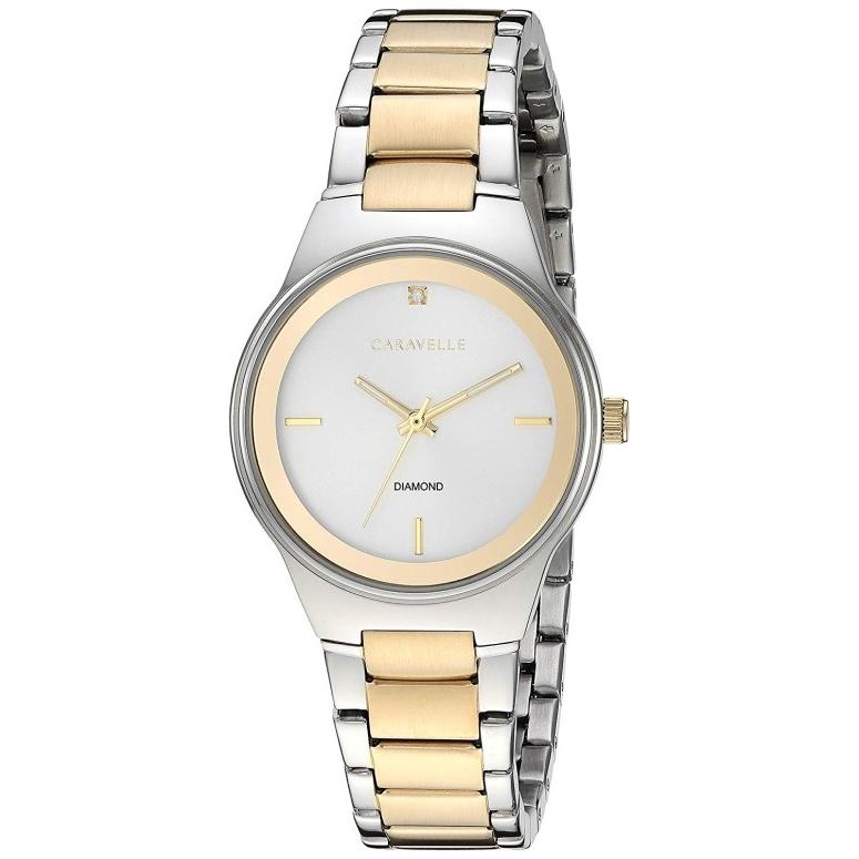 ブローバ Bulova 女性用 腕時計 レディース ウォッチ シルバー 45P108