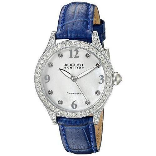 爆安セール オーガストシュタイナ August Steiner 女性用 腕時計 レディース ウォッチ ブルー As81bu プレミア商品 Skylanceronline Com