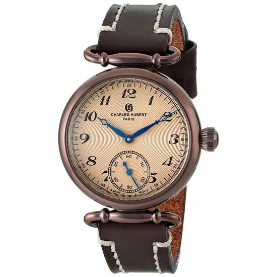 チャールズヒューバート Charles-Hubert, Paris 女性用 腕時計 レディースウォッチ ベージュ 6957-N
