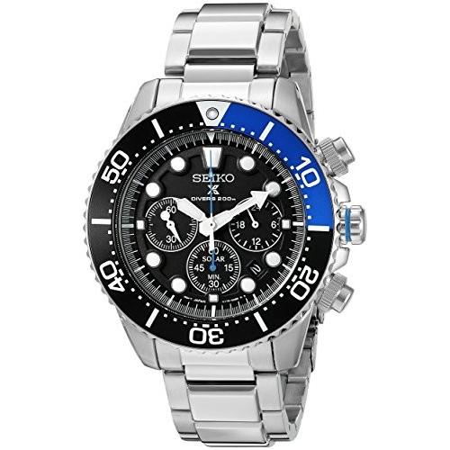 新しい セイコー プロスペックス SEIKO 男性用 腕時計 メンズ ウォッチ ブラック SSC017 腕時計