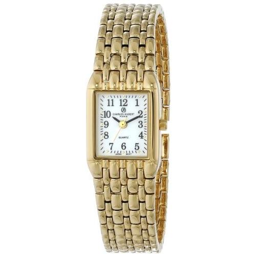 チャールズヒューバート Charles-Hubert, Paris 女性用 腕時計 レディース ウォッチ ホワイト 6830-G