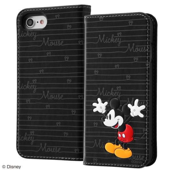 ディズニー Iphone Se 第2世代 8 7 手帳型 ケース カバー スタンディング ミッキ オープニング 大放出セール