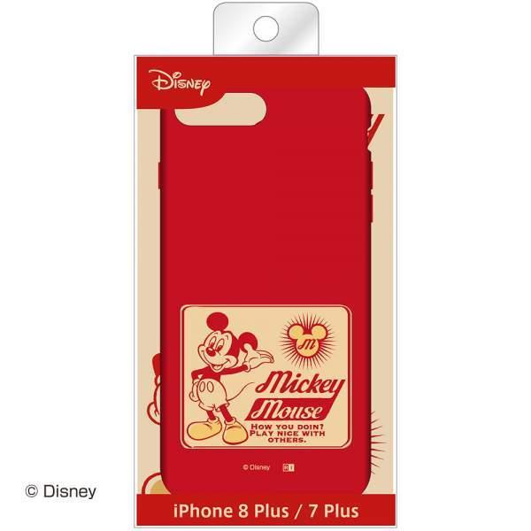 ディズニー Iphone 8 Plus 7 Plus シリコン ケース カバー ミッキ バリアスレーベル 通販 Yahoo ショッピング