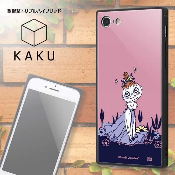 ムーミンiPhoneSE（第2世代第3世代）87ハイブリッドケースカバーKAKU耐衝撃衝撃吸収ストラップホール付き通し穴スクエア軽量かわいい｜mj-v｜07