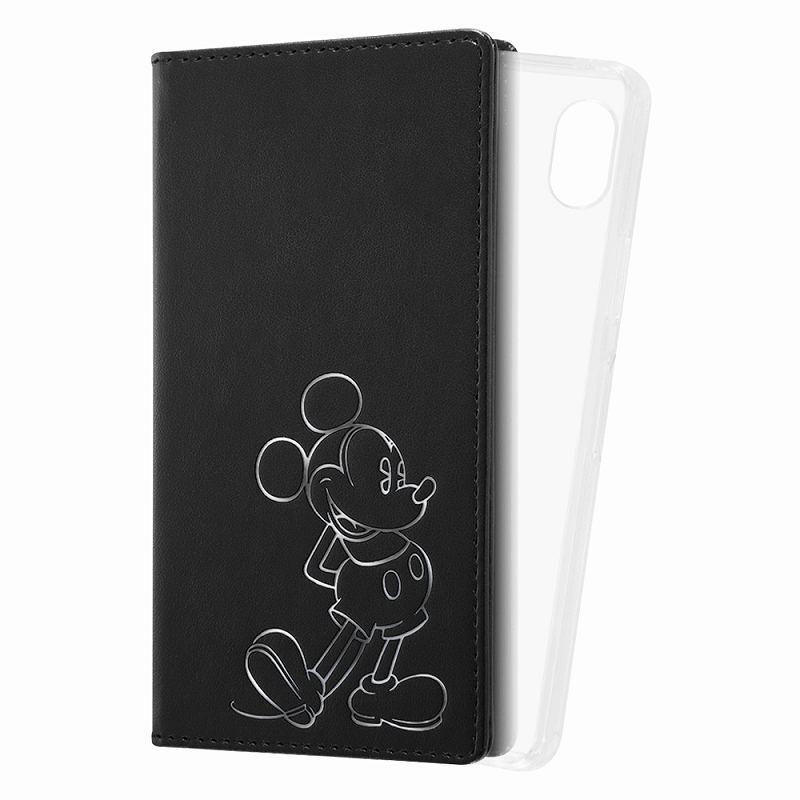 Xperia Ace Iii ディズニーキャラクター 手帳型 Flex Case ホットスタンプ ミッキーマウス バリアスレーベル 通販 Yahoo ショッピング