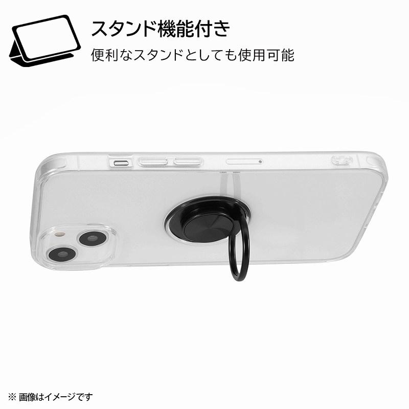 iPhone 14 Pro Max TPUソフトケース リング付/ブラック｜mj-v｜04