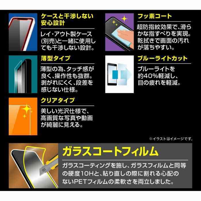 Iphone13promax フィルム 10h ガラスコート 極薄 ブルーライトカット 光沢 バリアスレーベル 通販 Yahoo ショッピング