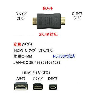 卸売 HDMI変換アダプタ Cタイプ 63%OFF C-MM カモン