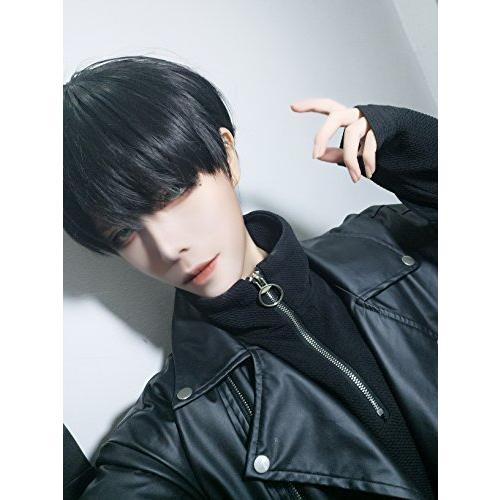 Hawkko ウィッグ かつら メンズ ショート 黒 ウィッグ 男装 原宿 イケメン ハンサム 男性用 学生 通勤 自然 小顔 耐熱 人気 ウィッグ S 2210 M Jimin 通販 Yahoo ショッピング