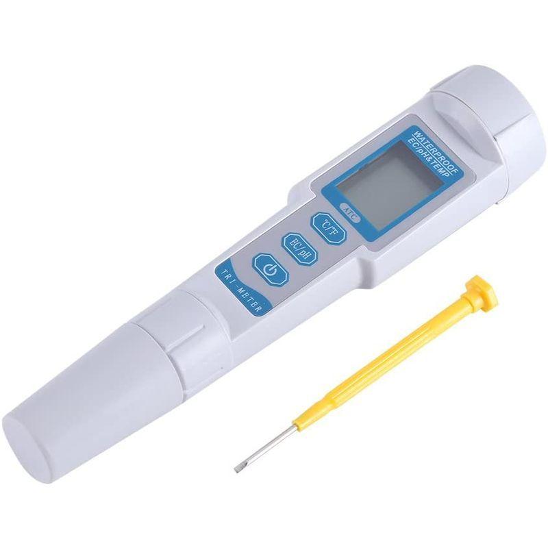 限定価格セール 3 In 1 Ph Ec Temp 測定器 Phメーター デジタル水質測定器 高精度 水質検査 熱帯魚飼育 水槽 水耕栽培 飲用水 プール Mountainhermitage Org