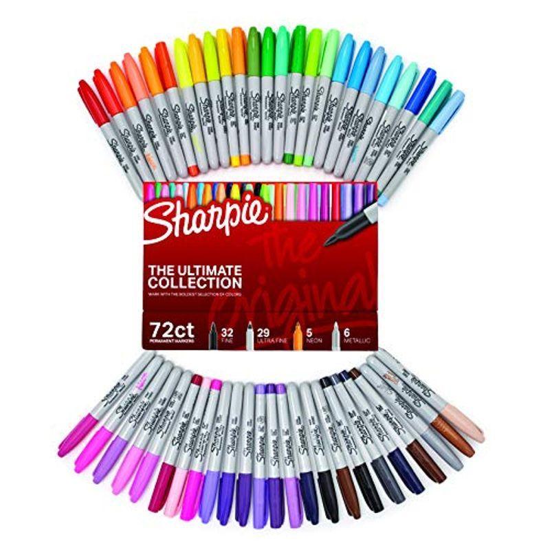 品質が完璧 イラスト アート セット カラーペン マーカー 油性ペン 72本セット アルティメイトパック Sharpie 塗り絵 デコレ スケッチ 描画 マーカー Support Nspmultiserve Com