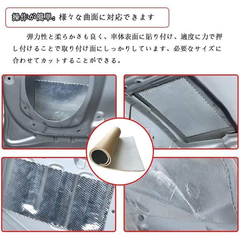 車 断熱シート 150cm 100cm 断熱材 車用断熱マット アルミ箔 フォーム 吸音 車用 遮音材料 厚さ10mm Mjstore 通販 Yahoo ショッピング