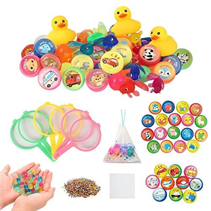 金魚すくいセット ぷよぷよボール 縁日セット おうちでスーパーボールすくい 縁日 おもちゃ 60点セット 100枚 おもしろスーパーボー Mjstore 通販 Yahoo ショッピング
