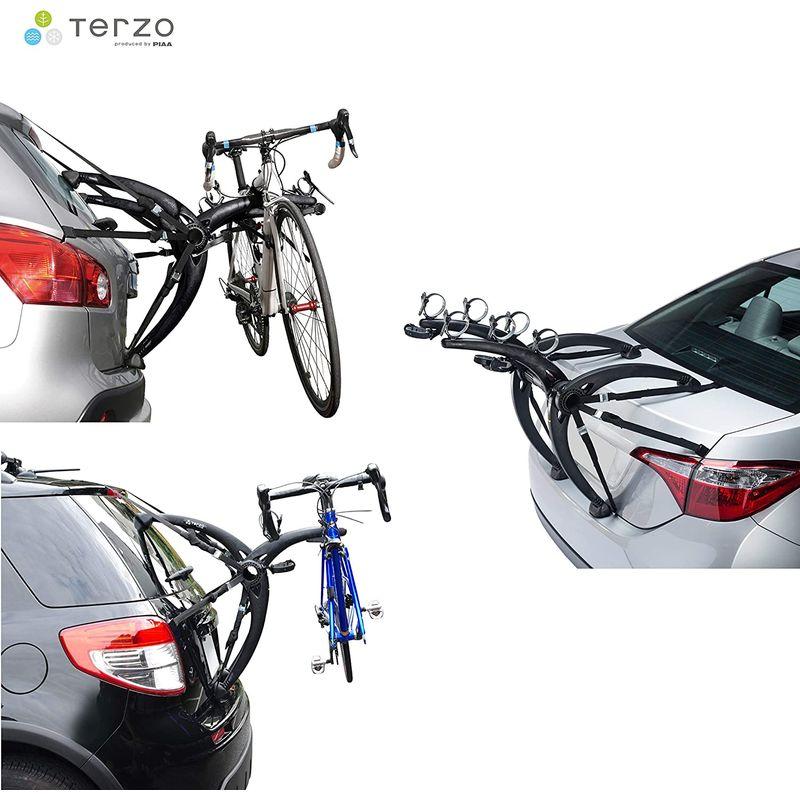 正規 TERZO リア サイクルキャリア 2台積み ブラック EC16BK - その他