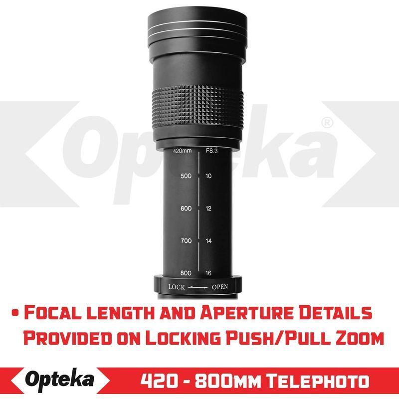 OPTEKA オプテカ HD 420-800mm スーパーテレフォト Kマウント Opteka