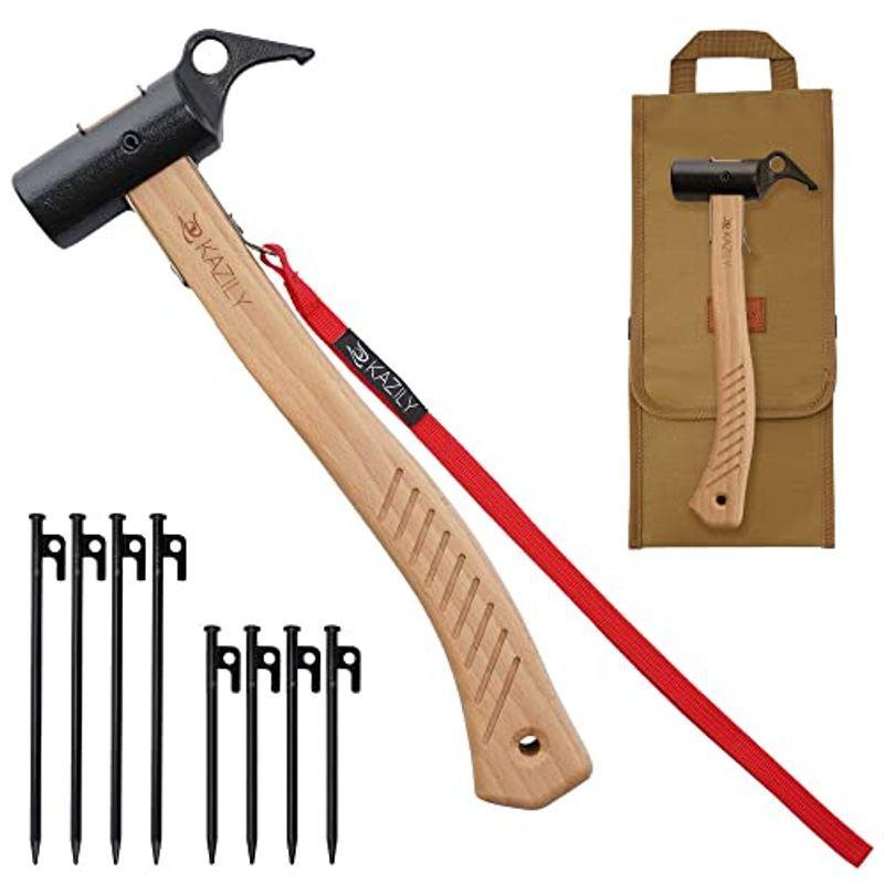 最もkazily カズリー ペグハンマー 収納袋 ペグ8本 cm 4本 30 4本 セット アウトドア キャンプ 設営用具 登山 ハンマ ペグハンマー Moneystore Be
